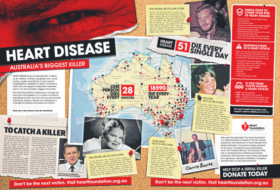 The Heart Foundation and News Corp target ‘Australia’s worst serial killer’