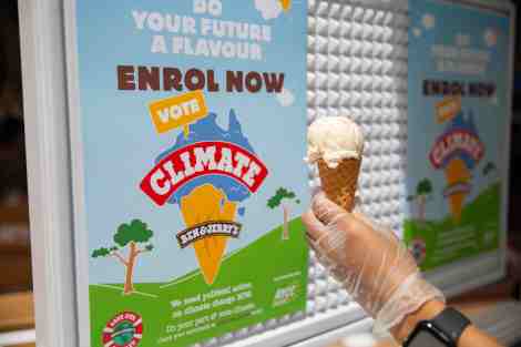Ben & Jerry’s campaigns for young people to enrol to vote