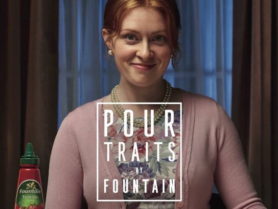 Fountain showcases ‘Pour Traits’ of Aussies and their favourite sauce