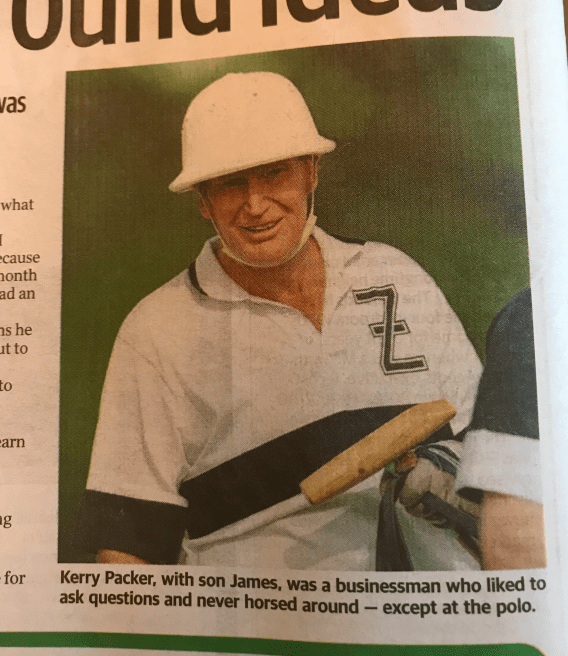 Tele gives Packer the elbow