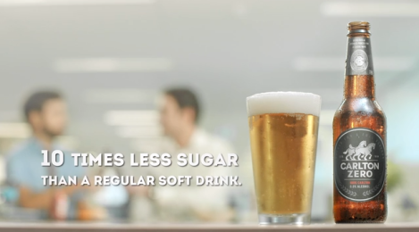 ‘100% beer. 0% alcohol’: Carlton Zero takes on soft drinks