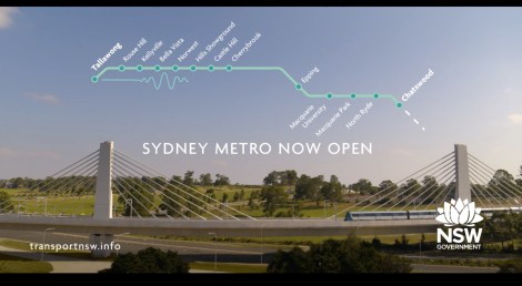 Transport for NSW opens the Sydney Metro with campaign from BMF