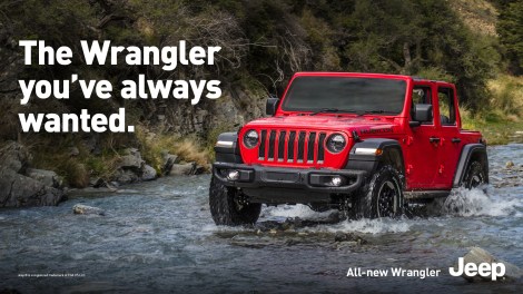‘Remember yearning for a beige mini-van when you were young?’: Jeep promotes its Wrangler model