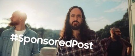Samsung makes fun of influencers in #SponsoredPost campaign