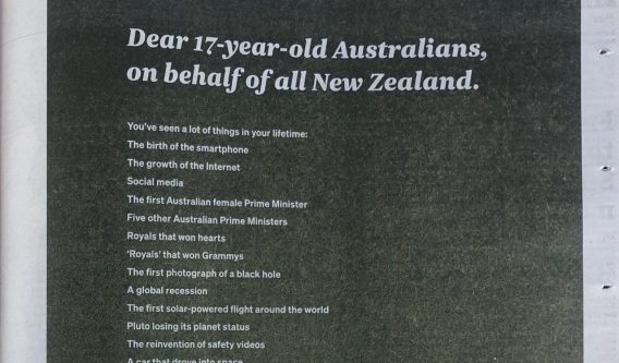 All Blacks partner Air New Zealand predicted Bledisloe win with full-page SMH ad