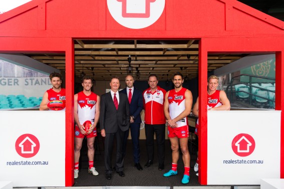 Sydney Swans appoints realestate.com.au as its new major partner