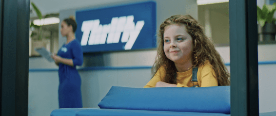 A father and daughter find the perfect vehicle for their giant teddy in new Thrifty campaign