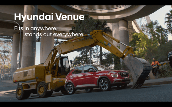 Hyundai demonstrates Venue can be parked anywhere in launch campaign