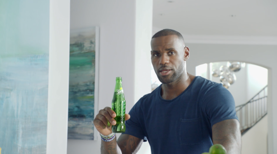 NBA star LeBron James stars in new campaign for Sprite