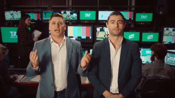 TAB and M&C Saatchi encourage ‘bum taps’ on the footy field to raise money for prostate cancer