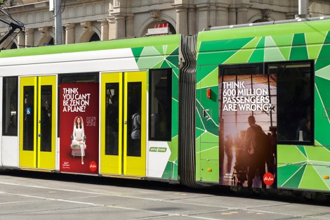 Air Asia challenges Australians’ perceptions of its low-cost service in OOH campaign