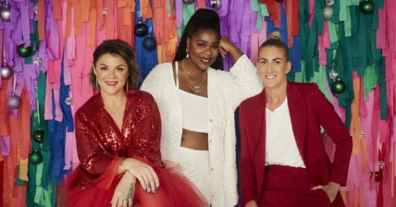 Em Rusciano, Flex Mami and Ali Brigginshaw become The Body Shop’s Mrs Claus in activation by One Green Bean