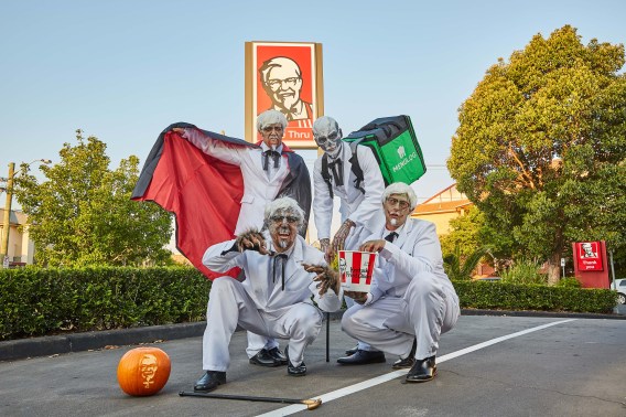 KFC surprises its Menulog customers with ‘Cursed Colonels’ on Halloween