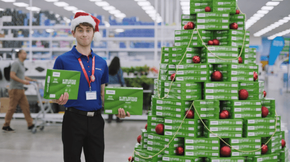 ‘Nobody does Christmas like Officeworks’, claims office supply store