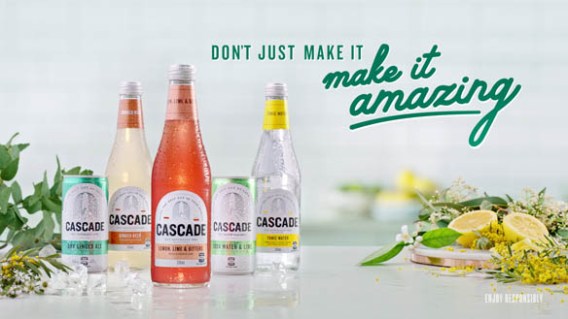 Cascade implores consumers to ‘make it amazing’ over summer with its range of mixers