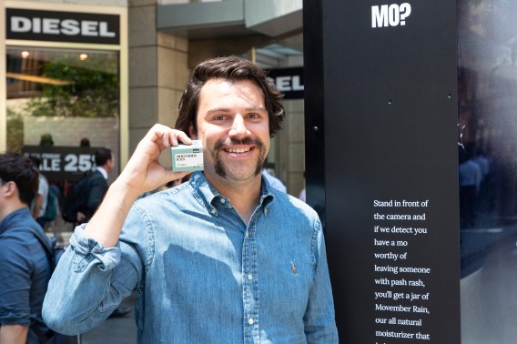 JC Decaux partners with Movember on activation that rewards ‘Mo Bros’ with pash rash cream