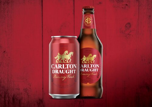 Carlton Draught launches refreshed logo and adds trivia quiz under its bottle caps