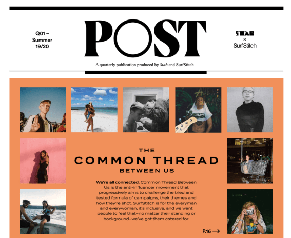 Surfstitch launches quarterly publication in partnership with Stab