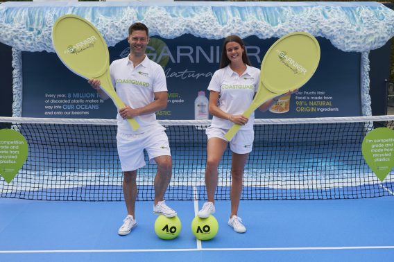 Garnier hosts educational plastic-waste activation at the Australian Open