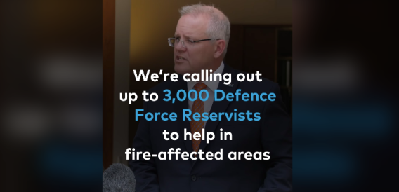 Scott Morrison releases ad promoting government’s bushfire response