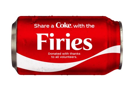 Coca-Cola announces special edition ‘Share a Coke with the Firies’ cans alongside a range of initiatives