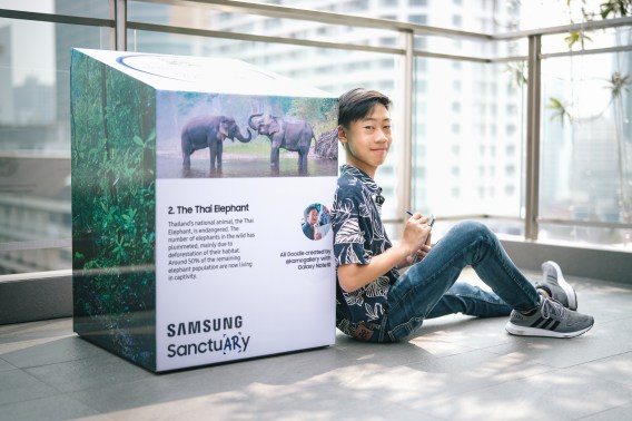 We Are Social Australia creates an augmented reality wildlife sanctuary for Samsung Thailand