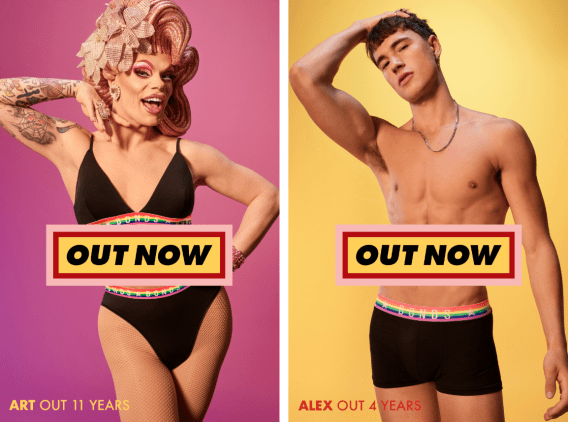 Bonds releases Pride range and ‘Out Now’ campaign to support the LGBTQIA+ community ahead of Mardi Gras