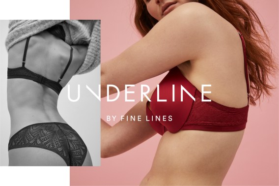 Creative agency Paper Stone Scissors works on branding and launch campaign of lingerie brand Underline
