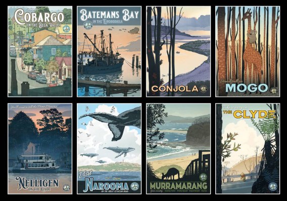 Australian Community Media to promote tourism on the NSW South Coast with vintage posters