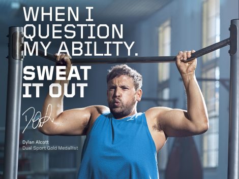 Powerade encourages Aussies to ‘Sweat it Out’ in latest ads, with Dylan Alcott and Sam Kerr fronting the OOH executions