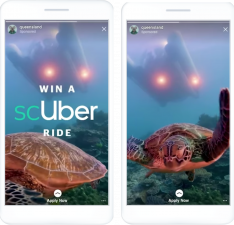 Facebook stories campaign