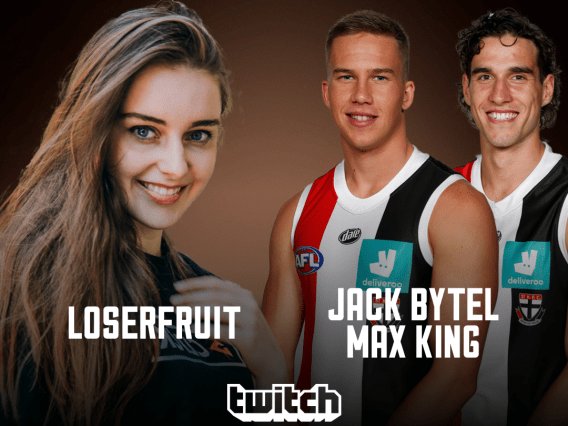 Dare Iced Coffee hosts Twitch livestream of St Kilda Saints players and Loser Fruit playing Fortnite
