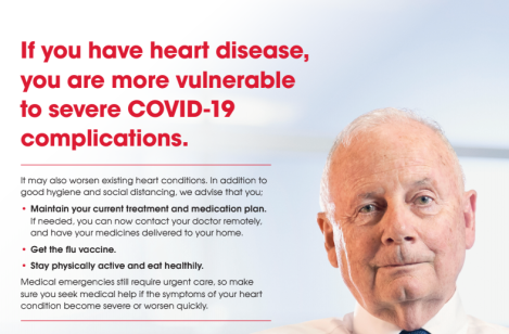 Heart Foundation launches COVID-19 education campaign