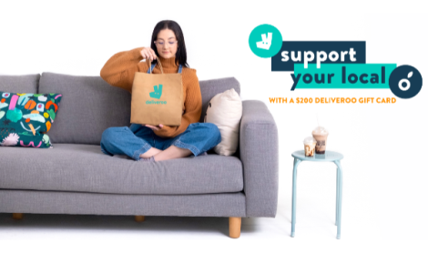 Koala encourages supporting local businesses with $200 Deliveroo vouchers given to customers