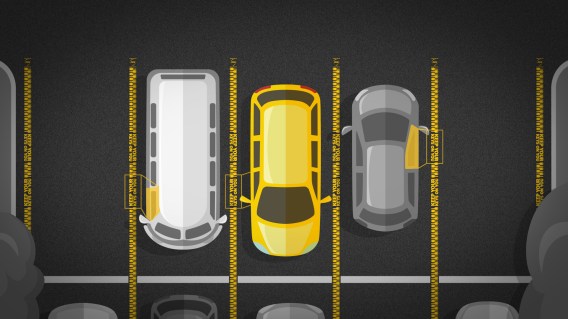 RAC WA installs ‘key lines’ in car parking spaces to remind parents to keep their car keys with them