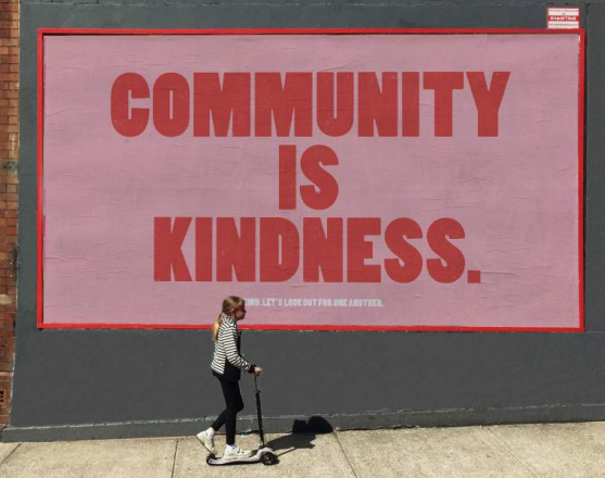 Guerilla marketing business Showtime Marketing utilises its OOH assets to support the community