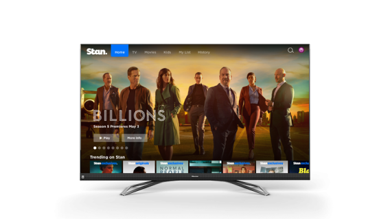 Stan gets dedicated button on Hisense remote controls and smart TVs