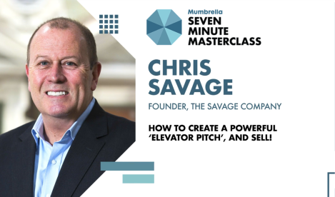 Seven Minute Masterclass: Chris Savage on creating a powerful and persuasive elevator pitch