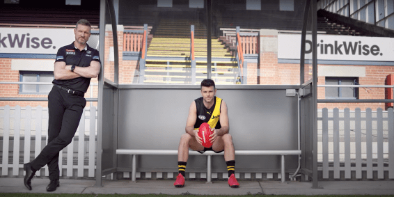 AFL stars remind ‘benched’ Australians to take it easy after isolation in Drink Wise campaign