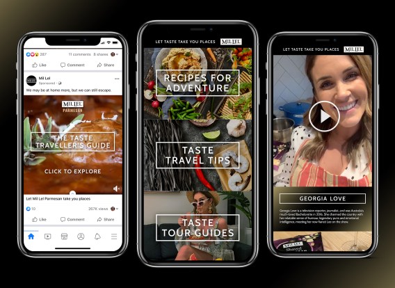 Mil Lel Parmesan replaces travel with food experiences via an integrated campaign