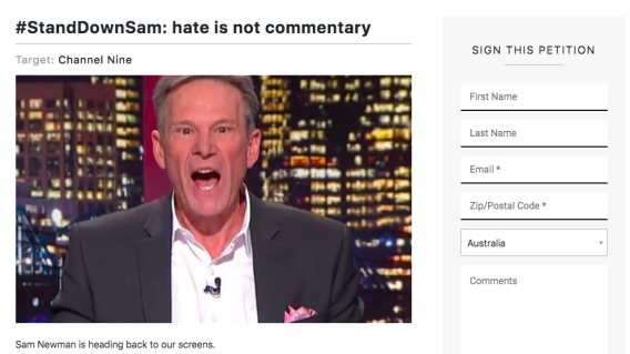 Nine thanks ‘master at live television’ Sam Newman who continues making racial comments after ‘mutual’ split