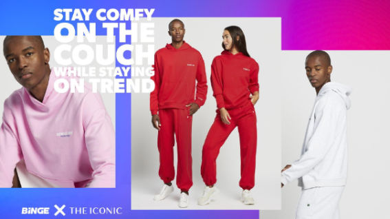Binge and The Iconic launch range of ‘inactivewear’ backed by campaign from Thinkerbell