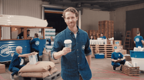Harris Coffee launches new brand platform and shows support for local cafes