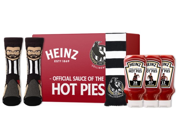 Heinz releases merch bundles in partnership with Collingwood Football Club
