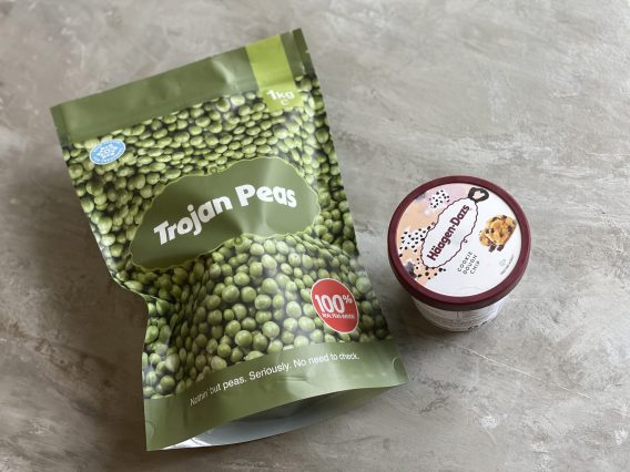 Haagen-Dazs finds the perfect way to hide ice cream in Trojan Peas