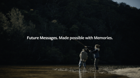 Memories tracks the connection between a boy and his grandfather in ad launching Future Messages