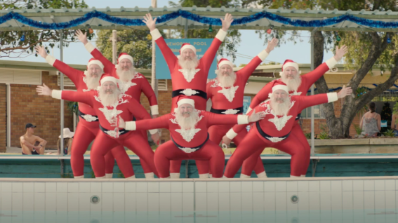 Swimming Santas star in Aldi Christmas campaign via BMF