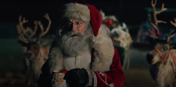Santa stops by a Woolworths carrot farm to spread the magic of Christmas