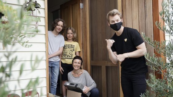 Amazon Australia teams up with Joel Creasey for Random Acts of Kindness Day
