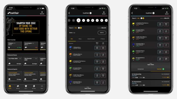 RXP Group develops new Betfair app